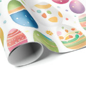 Ostereier - Wrapping Paper Geschenkpapier (Rolleneckpunkt)