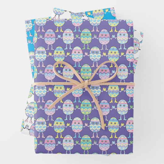 Ostereier Wrapping Paper Geschenkpapier Set (Beispiel)