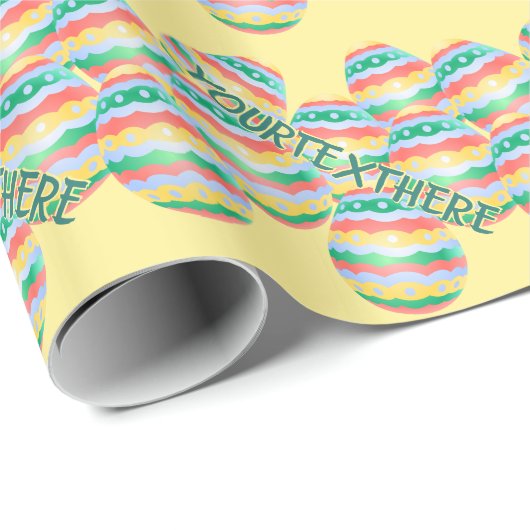 Ostereier Wrapping Papier Feste Ostern Geschenkpap Geschenkpapier (Rolleneckpunkt)