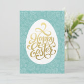 Ostereier wünscht Urlaubskarte Feiertagskarte (Stehend Vorderseite)