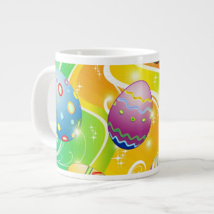 Ostereier Ziergestaltung Jumbo-Tasse