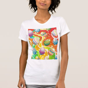 Ostereier Ziergestaltung T-Shirt