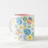 Ostereier Zweifarbige Tasse (Vorderseite Links)