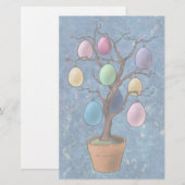 Ostereierbaum Briefpapier (Vorne/Hinten)