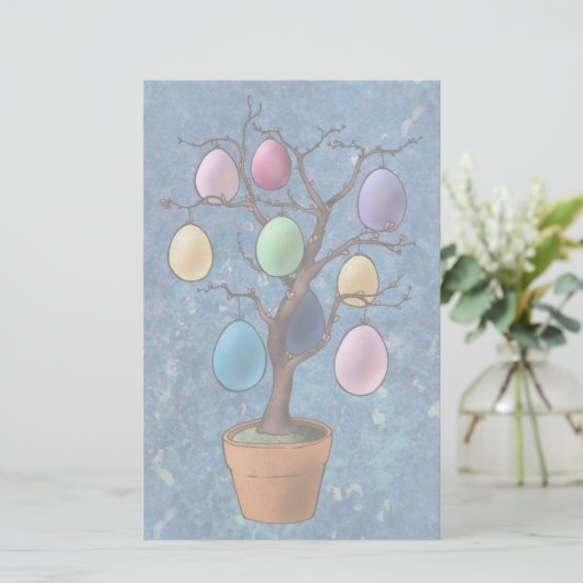 Ostereierbaum Briefpapier (Stehend Vorderseite)