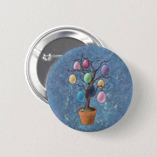 Ostereierbaum Button (Vorne & Hinten)