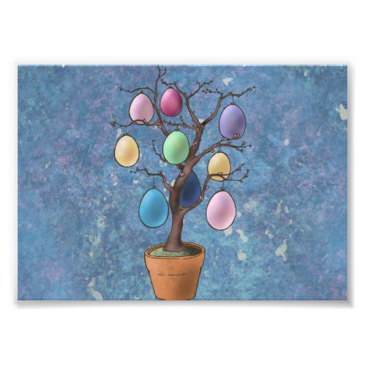 Ostereierbaum Fotodruck (Vorne)