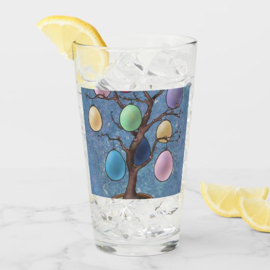 Ostereierbaum Glas (Vorderseite Ice)
