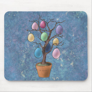 Ostereierbaum Mousepad