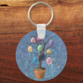 Ostereierbaum Schlüsselanhänger (Vorderseite)