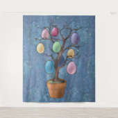 Ostereierbaum Wandteppich (Vorderseite)