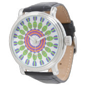 Ostereierdesign Armbanduhr (Schrägansicht)