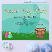 Ostereierjagd, 3 Eier mit Korb Flyer (Einzeln)