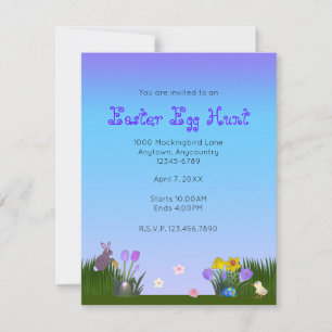 Ostereierjagd 4,25 Zoll bis 5,5 Zoll Save The Date