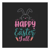 Ostereierjagd. Baby Rabbit Poster (Vorderseite)