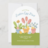 Ostereierjagd Einladung (Vorderseite)