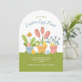 Ostereierjagd Einladung (Stehend Vorderseite)