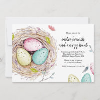 Ostereierjagd Einladung Brunch Frühlingsfest feier