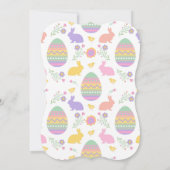 Ostereierjagd, Frühling, Sonne, Ostern Party Einladung (Rückseite)