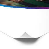 Ostereierjagd - Osterhase Poster (Ecke)