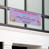 Ostereierjagd Personalisiert Banner (Äußeres Gebäude)