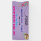 Ostereierjagd Personalisiert Banner (Vertikal)