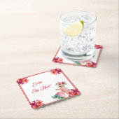 Ostereierjagd Rustikale Bunny Chick Blumenrahmen Untersetzer (Vor Ort)