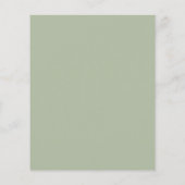 Ostereierjagd und Brunch Blumenbudget Flyer (Hinten)