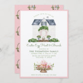 Ostereierjagd und Brunch Einladung (Vorne/Hinten)