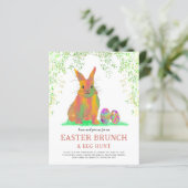 Ostereierjagd und Brunch Niedlich Bunny (Stehend Vorderseite)