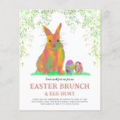 Ostereierjagd und Brunch Niedlich Bunny (Vorderseite)