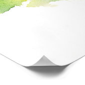 Ostereierjagd Wasserfarbe Poster (Ecke)