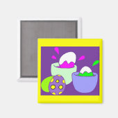 Ostereiermalerei Magnet (Vorderseite/Rückseite)