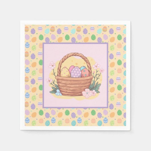 Ostereierpapier Napkin Serviette (Vorderseite)