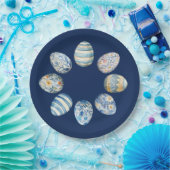 Ostereierplatte Pappteller (Party)