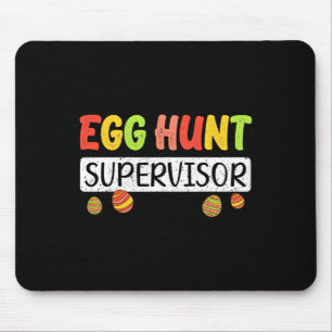 Ostereiersuche-Aufsicht mit passenden Osterhasenoh Mousepad