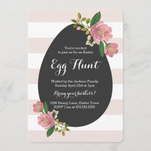 Ostereiersuche Blush Bouquet Einladung