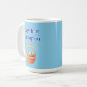 Ostereiersuche-Champion Kaffeetasse (Vorderseite Links)
