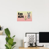 Ostereiersuche Poster (Heimbüro)