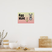 Ostereiersuche Poster (Küche)