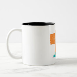 Ostereiersuche Zweifarbige Tasse