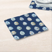 Ostereig-Untersetzer Rechteckiger Pappuntersetzer (angewinkelt)