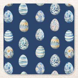 Ostereig-Untersetzer Rechteckiger Pappuntersetzer