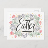 Ostereinfach Vintag Postkarte (Vorne/Hinten)