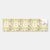 Ostereinhorn Autoaufkleber (Vorne)