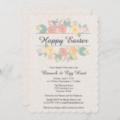 Ostereinladung, Brunch, Ostereierjagd Einladung (Vorne/Hinten)