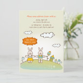 Ostereinladung Einladung (Stehend Vorderseite)