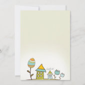 Ostereinladung Einladung (Rückseite)