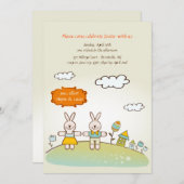 Ostereinladung Einladung (Vorne/Hinten)