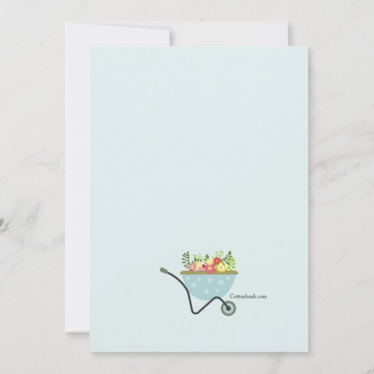 Ostereinladung Einladung (Rückseite)